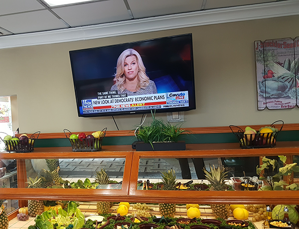 Professional Restaurant TV Install